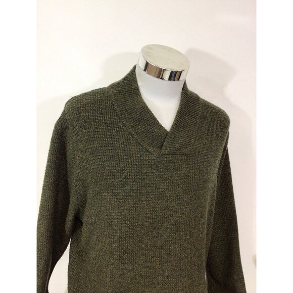 Schott Bros Wool Sweater Shawl Neck Mens XL - Picture 11 of 11
